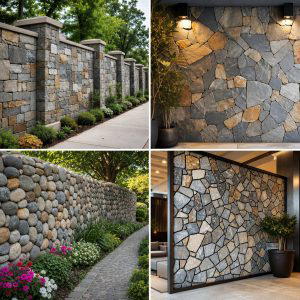 30 Natural Stone Wall Ideas for Rustic Outdoor Landscapes
