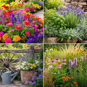 30 Perennial Flower Bed Ideas for Year-Round Blooms