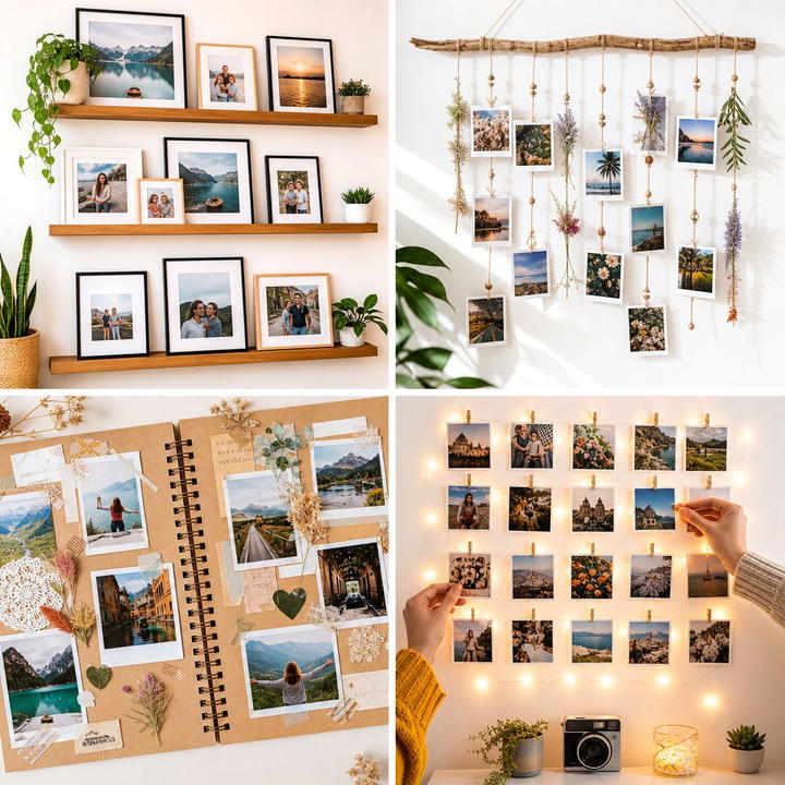 30 Photo Display Ideas to Showcase Your Favorite Memories