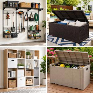 30 Practical Outdoor Storage Ideas for a Tidy Yard