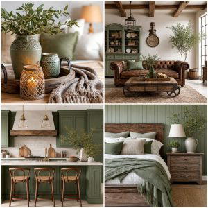 30 Rustic Sage Green Living Room Ideas for Earthy Elegance