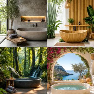 30 Serene Outdoor Bathtub Ideas for a Backyard Oasis