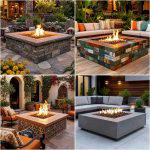 30 Square Fire Pit Ideas for Modern Outdoor Gathering Spaces