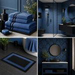 30 Striking Black and Blue Bathroom Ideas for Dramatic Flair