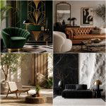 30 Striking Contrasting Living Rooms Featuring Dark Grey Walls