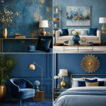 30 Stunning Blue and Gold Living Room Ideas for Elegant Spaces
