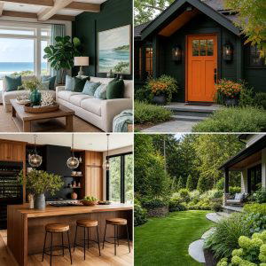 30 Stunning Dark Green Exterior House Designs for Curb Appeal