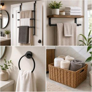 30 Towel Storage Ideas for Organized and Stylish Bathrooms