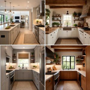 30 U-Shaped Kitchen Ideas for Optimal Layout and Storage