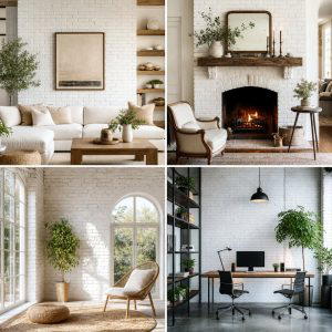 30 White Brick Fireplace Ideas for Timeless Living Rooms