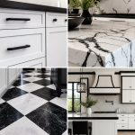 30 White Kitchen Designs with Bold Black Appliances