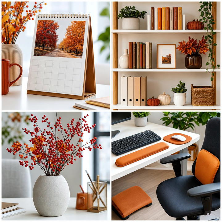 50 Fall Office Decor Ideas for A Sleek, Calm Workspace