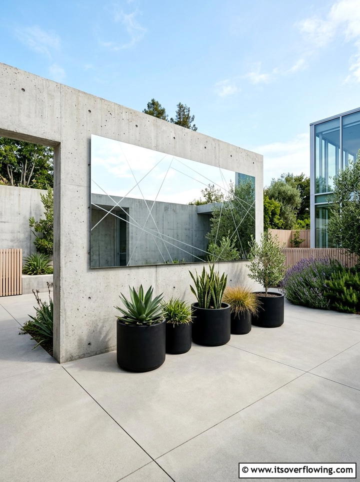Acrylic Mirror Sheet Outdoor - 25 small garden ideas with mirror tricks
