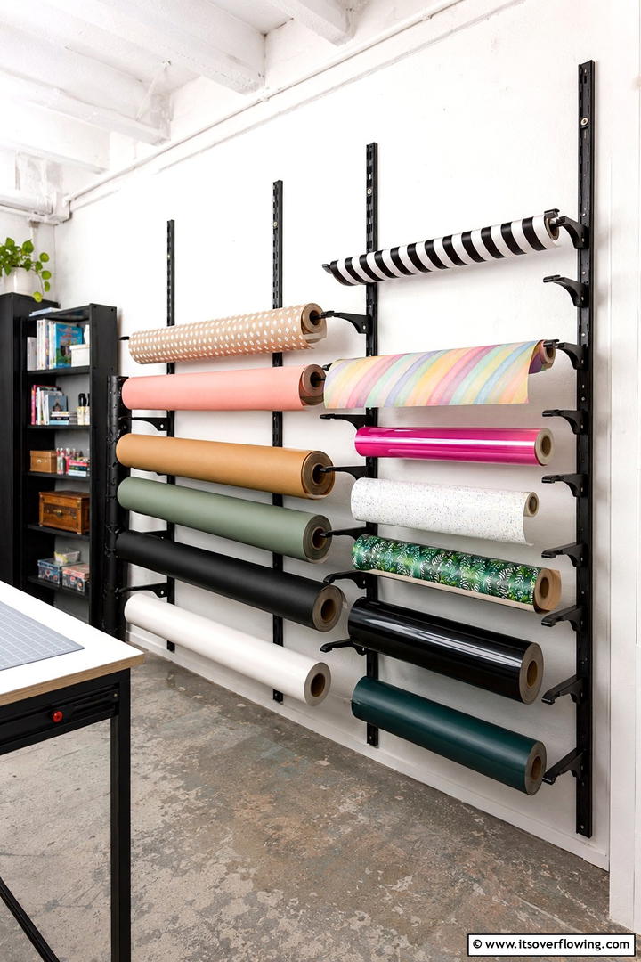 Adjustable Racks - 30 Small Craft Room Ideas for Organized Creative Spaces