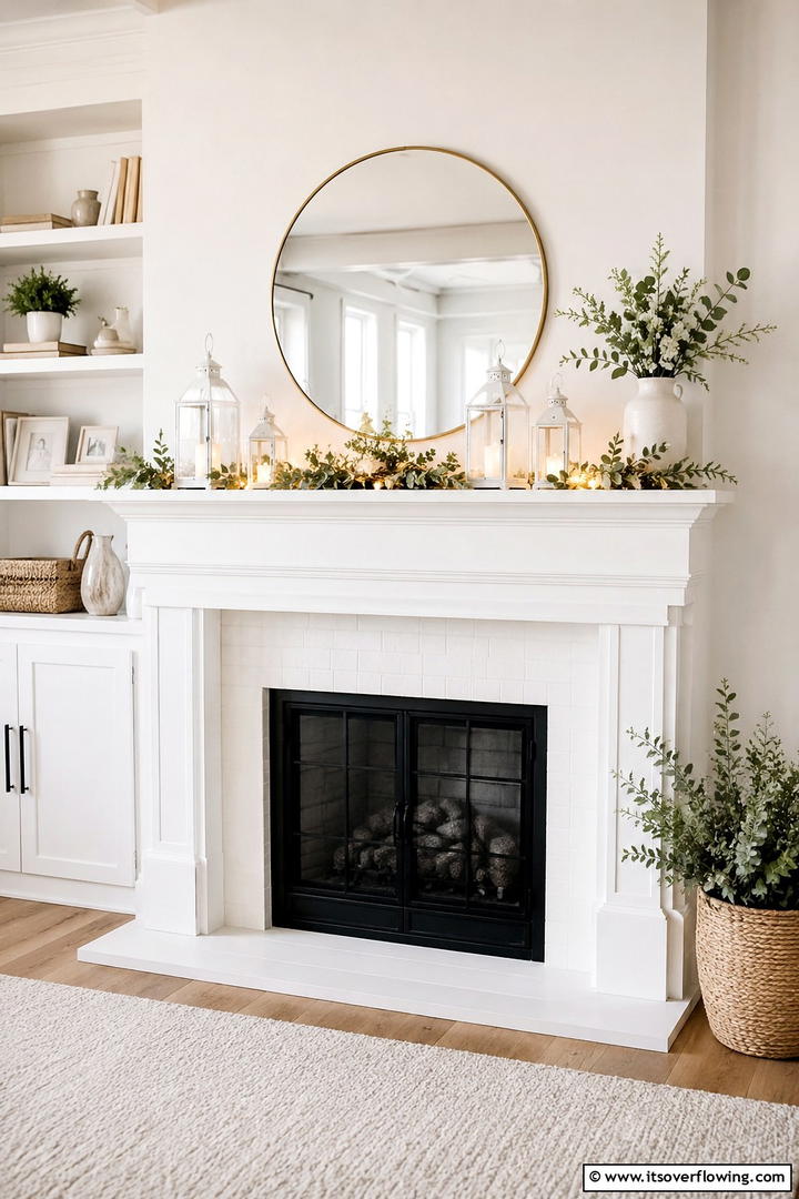 Airy Light Decor - 30 Spring Mantel Decor Ideas for Fresh Seasonal Style