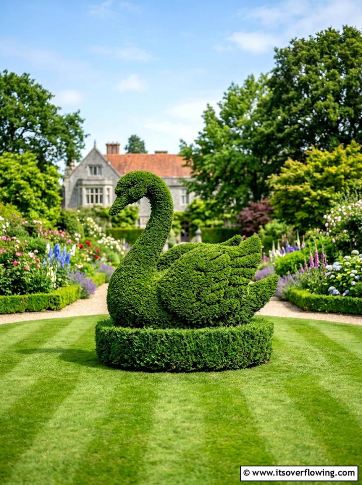 Animal Shaped Hedge - 25 creative garden ideas with topiary shapes