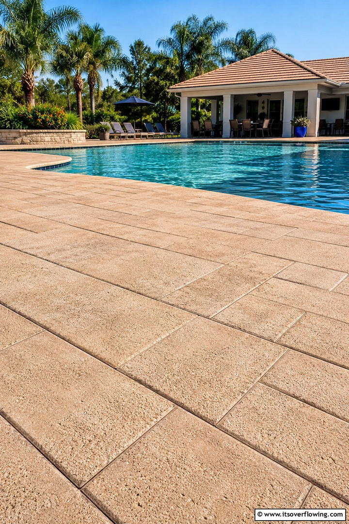 Anti Slip Safety Pavers - 30 Pavers Around Pool Ideas for a Sleek and Safe Design