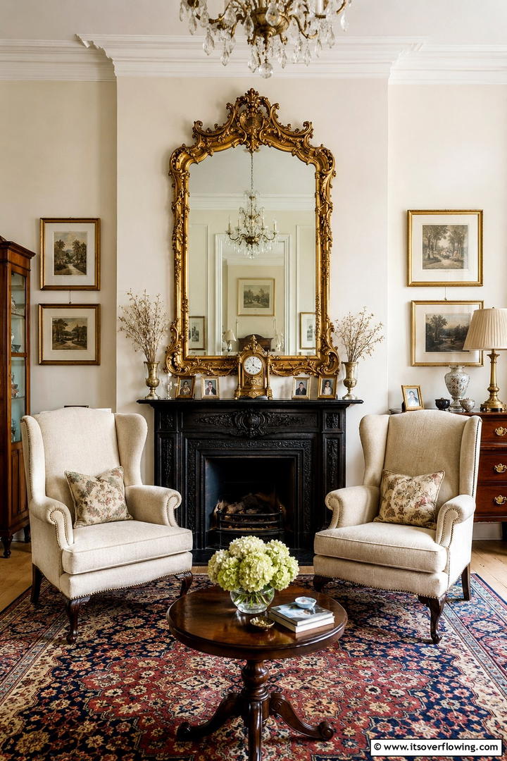Antique Decor Details - 30 Rustic Interior Design Ideas for Cozy Living Spaces