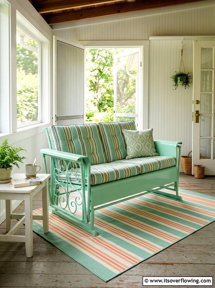 Antique Porch Gliders - 25 front porch ideas with antique pieces