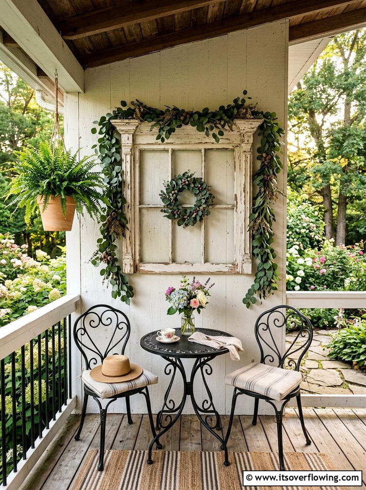 Antique Window Frame - 25 reusing old things ideas for porch