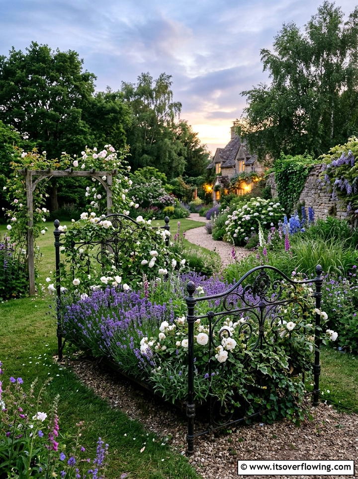 Antique bed frame garden - 25 creative garden ideas with unusual planters