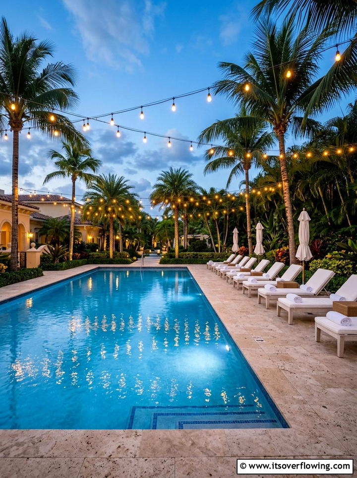 Apartment Balcony - 25 backyard ideas with string lights