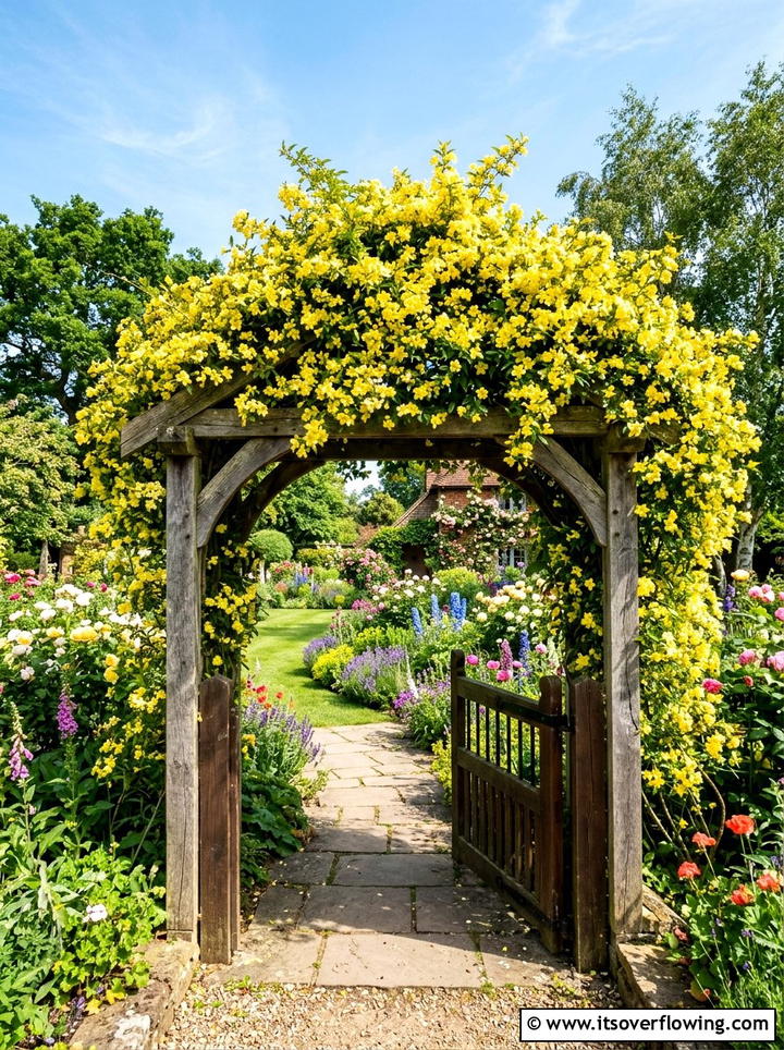 Arbor - 25 garden decor ideas for cottage gardens