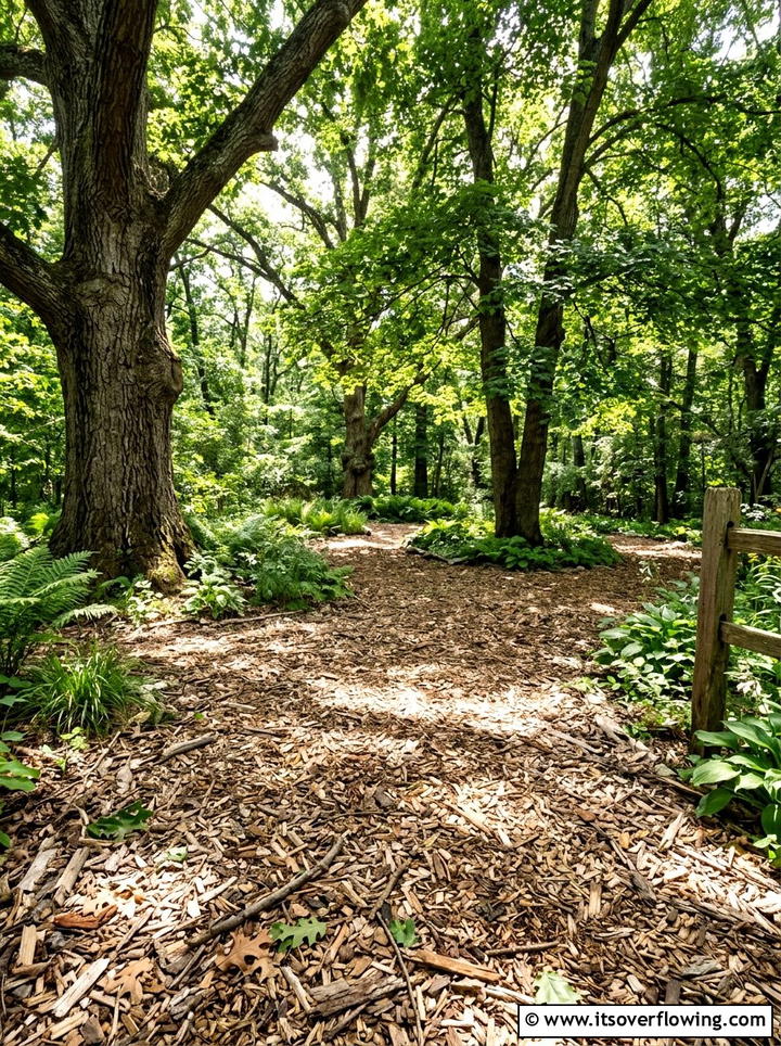 Arborist Wood Chip Ground Cover - 25 cheap garden ideas with mulch