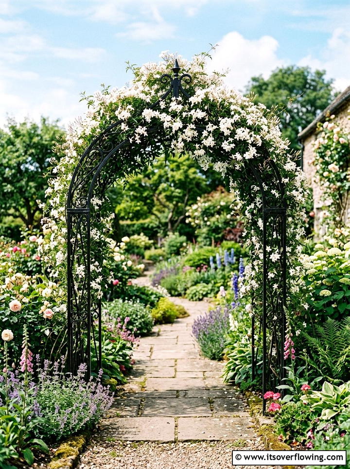 Arched Garden Entrance - 25 garden ideas with weekend projects