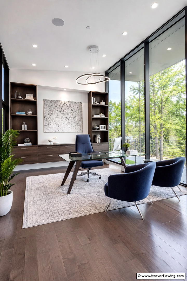 Art Filled Study Space - 30 Study Room Ideas to Boost Focus and Productivity at Home