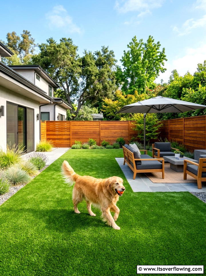 Artificial Grass For Dogs - 25 backyard decorating ideas with pet friendly setup