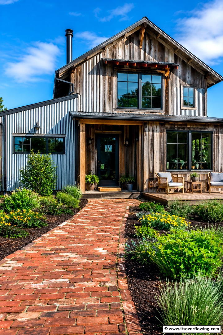 Artisanal Brick Patterns - 30 Scandinavian House Exterior Ideas for Modern Homes