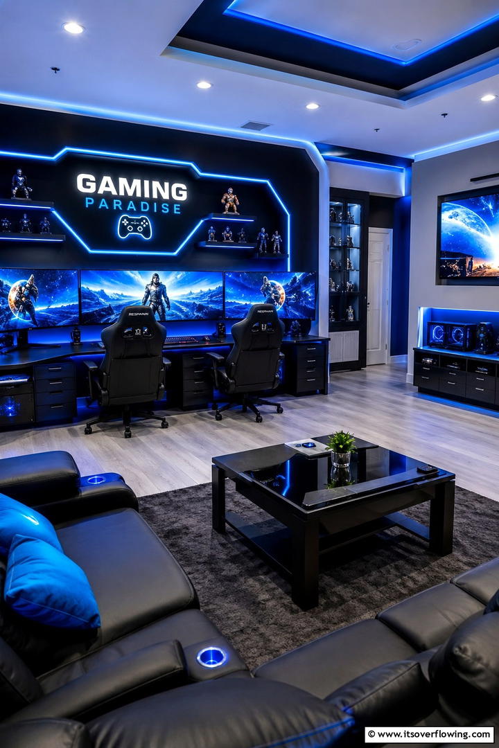 Artistic Studio Space - 20 Man Cave Living Room Ideas for the Ultimate Retreat