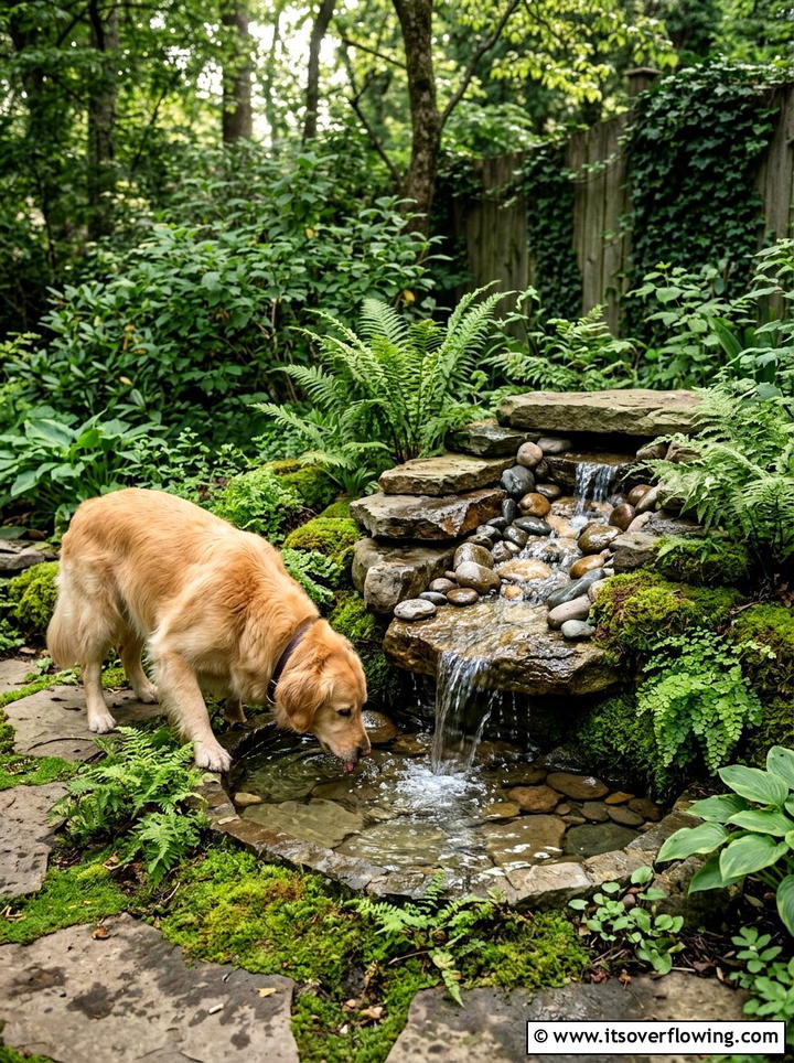 Backyard Dog Water Feature - 25 backyard decorating ideas with pet friendly setup
