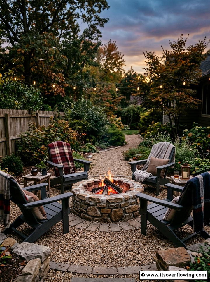 Backyard Fire Pit - 25 backyard ideas for relaxing