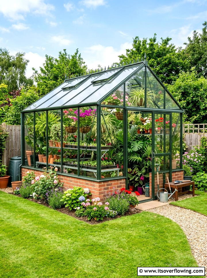 Backyard Greenhouse - 25 creative garden ideas