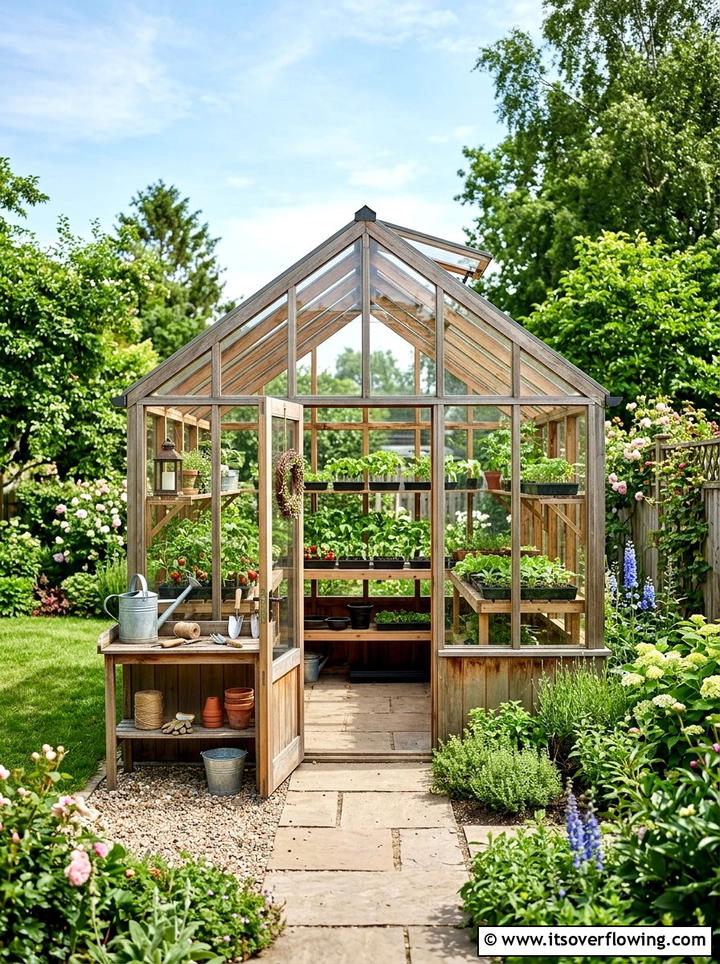 Backyard Greenhouse - 25 garden ideas