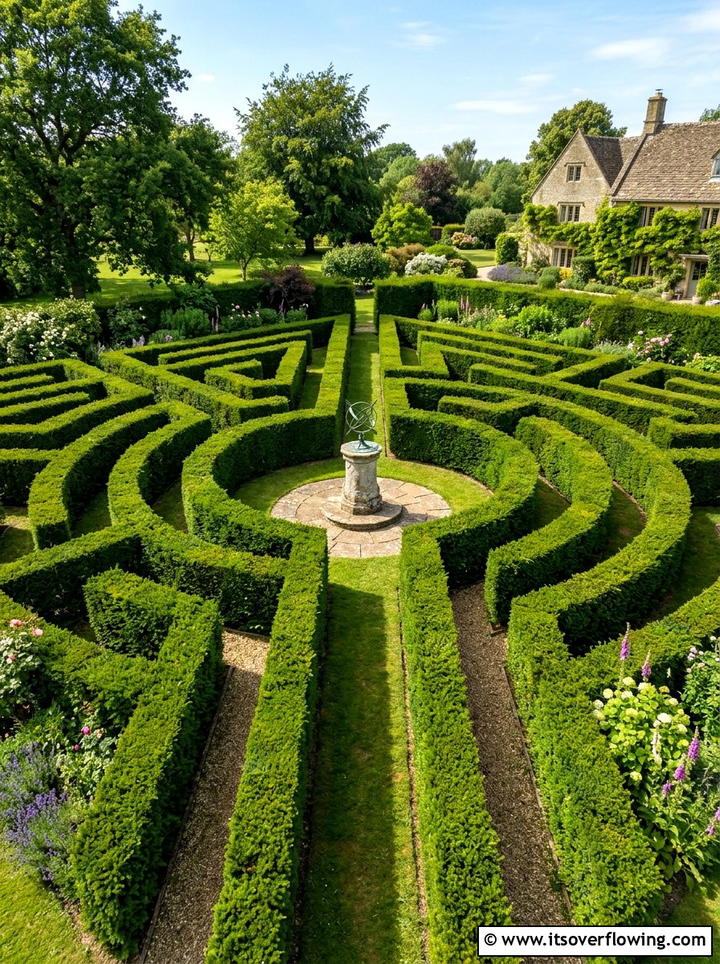 Backyard Maze Hedge Design - 25 backyard ideas with hedges
