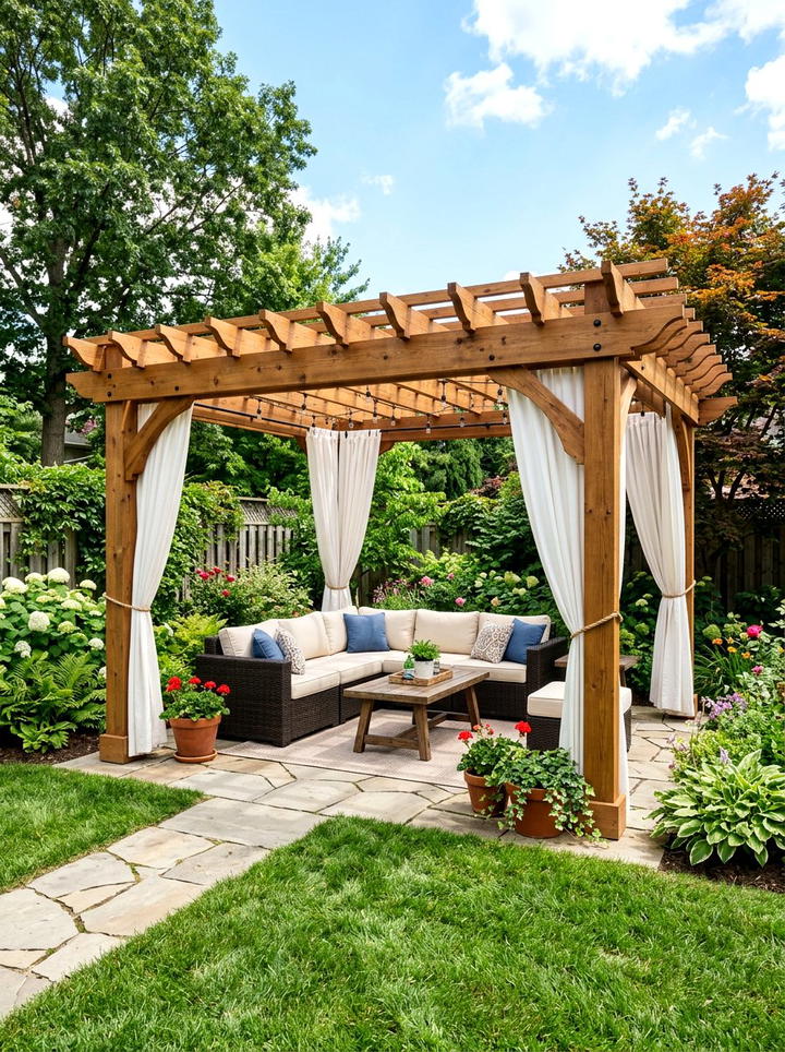 Backyard Pergola - 25 backyard decorating ideas diy