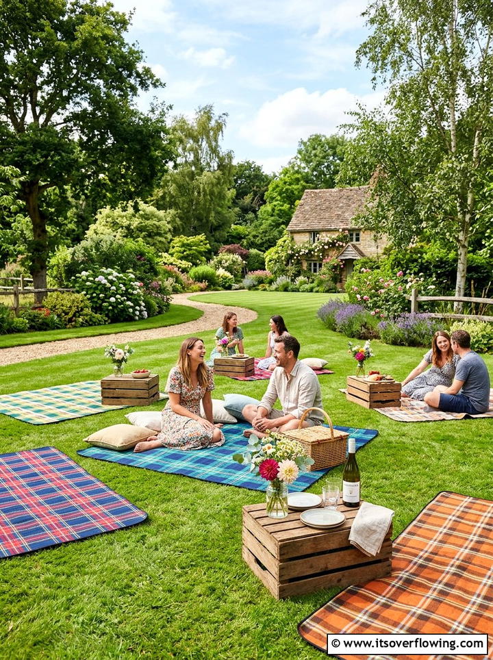 Backyard Picnic Area - 25 backyard decorating ideas with garden party style