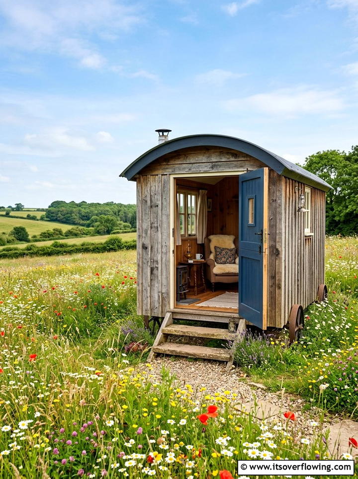Backyard Shepherd Hut Retreat - 25 garden design ideas for reading nooks