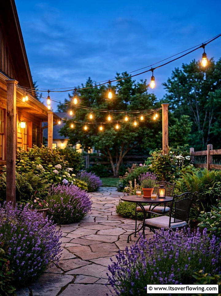 Backyard String Lights - 25 backyard decorating ideas with patio decor