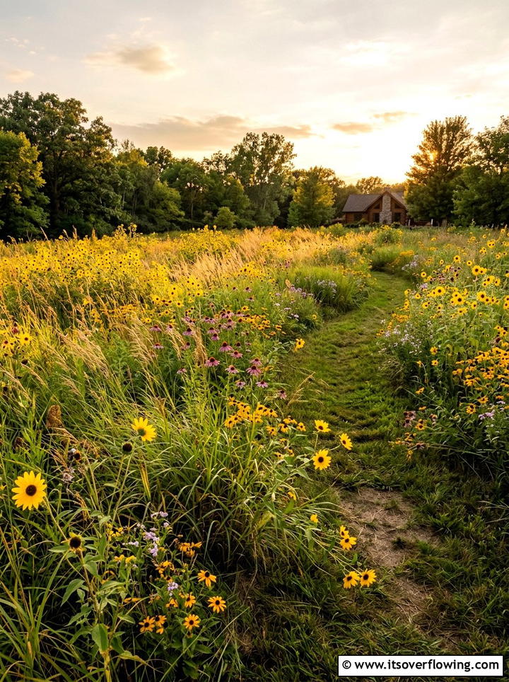 Backyard Tallgrass Prairie - 25 garden design ideas with native grasses