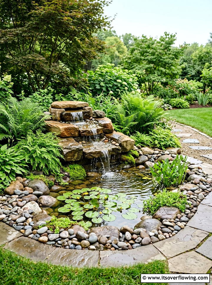 Backyard Water Feature - 25 backyard decorating ideas with patio decor