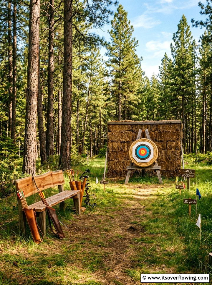 Backyard archery range - 25 backyard ideas for kids
