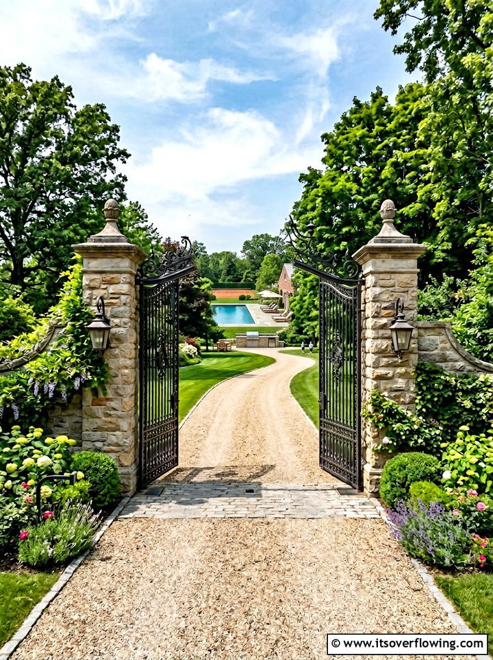 Backyard entrance - 25 upcycled garden ideas with old gates