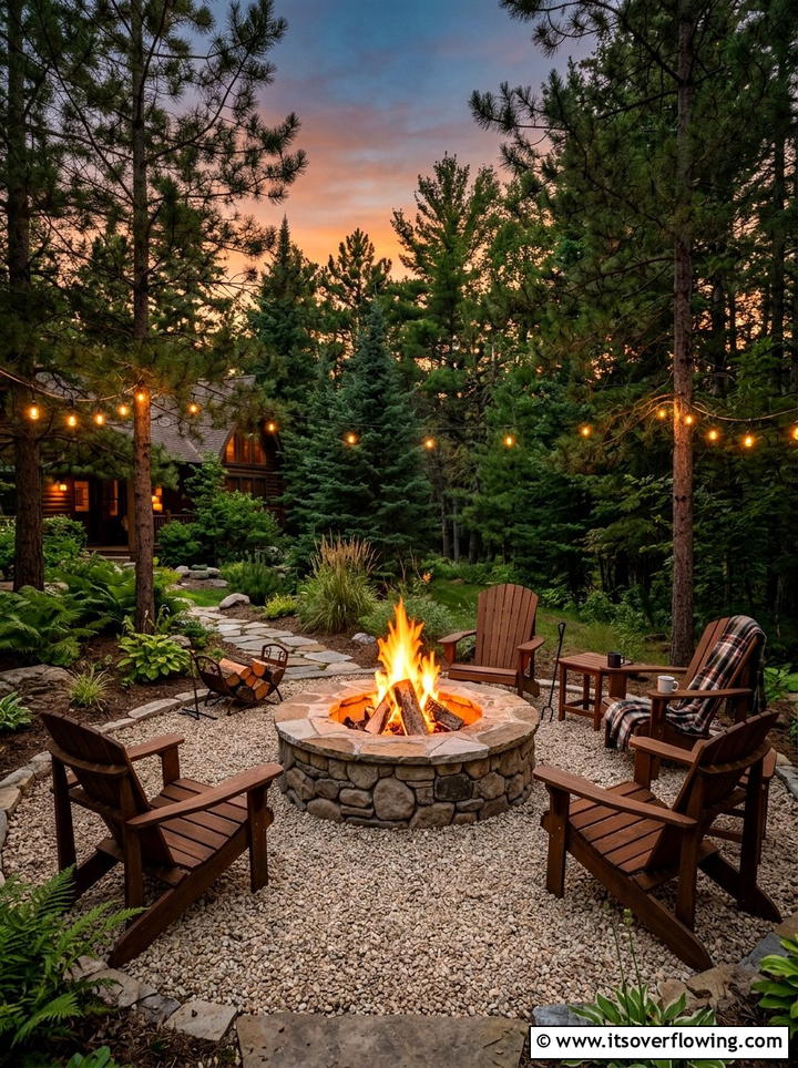 Backyard fire pit - 25 creative garden ideas for summer entertaining