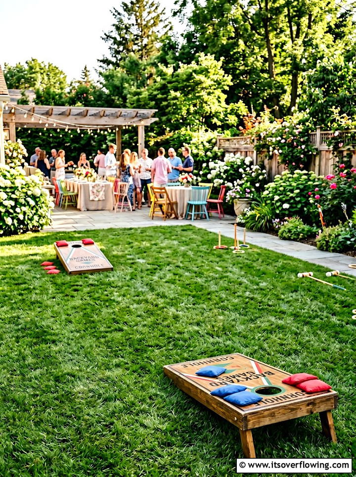 Backyard string games - 25 backyard ideas for summer parties