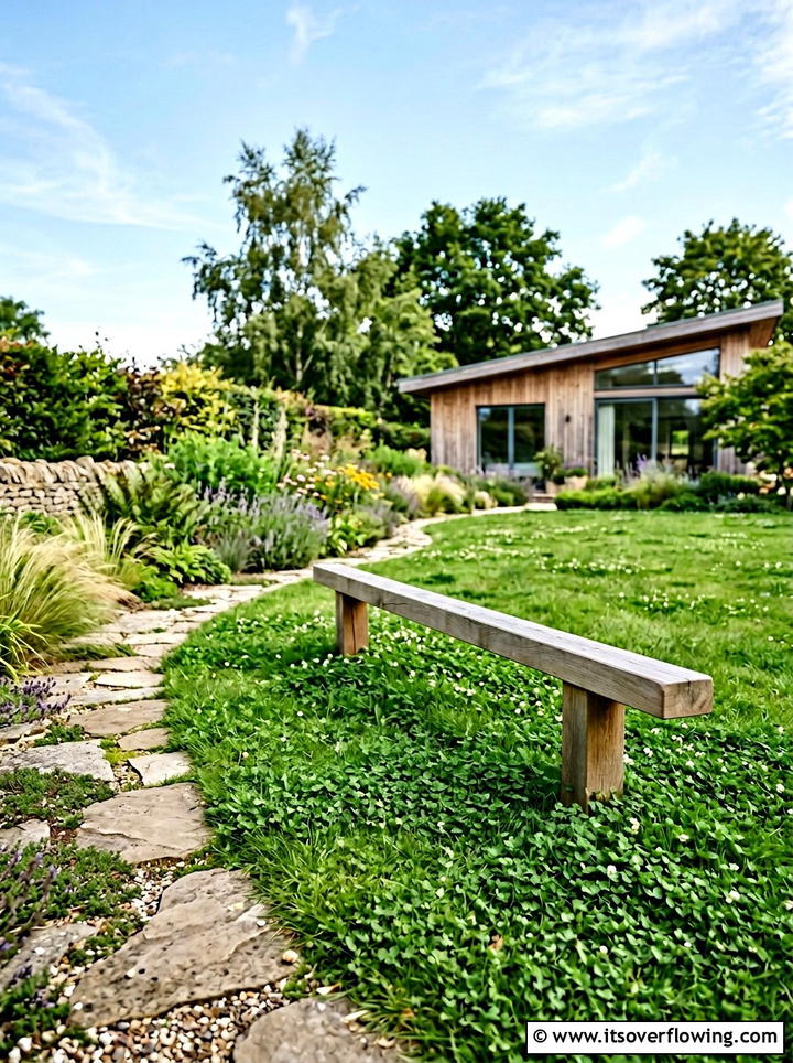 Balance Beam On Lawn - 25 small garden ideas with kids corner