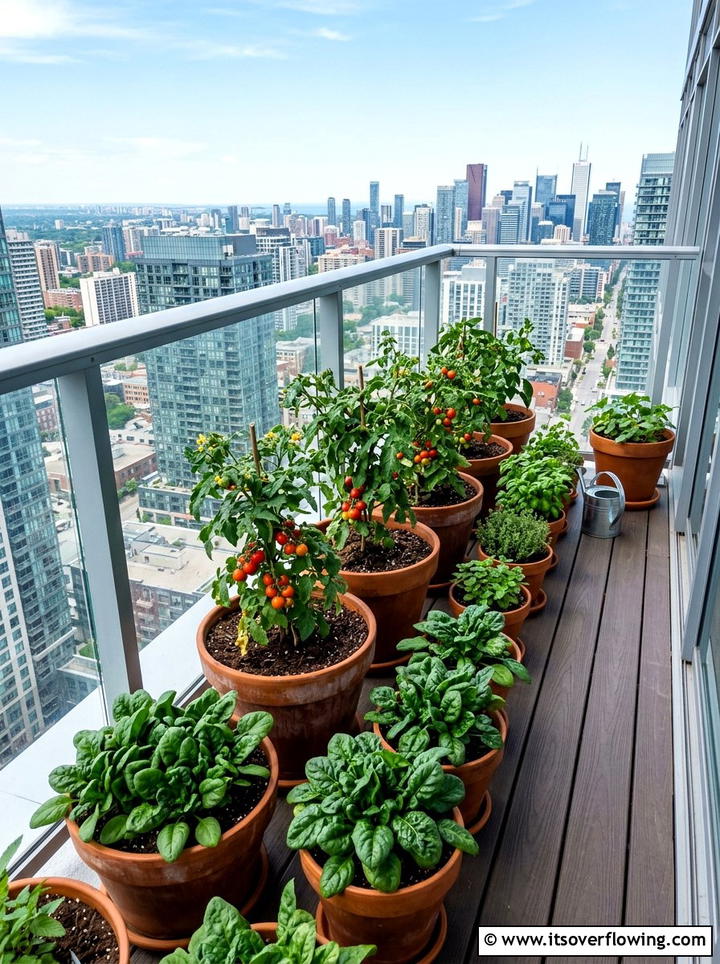 Balcony Vegetable Garden - 25 small garden ideas with vegetables